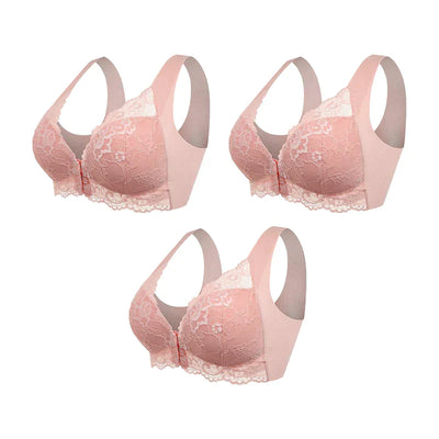 Hayden Leah | (PACK OF 3) Shaping Strapless Bra With Front Closure