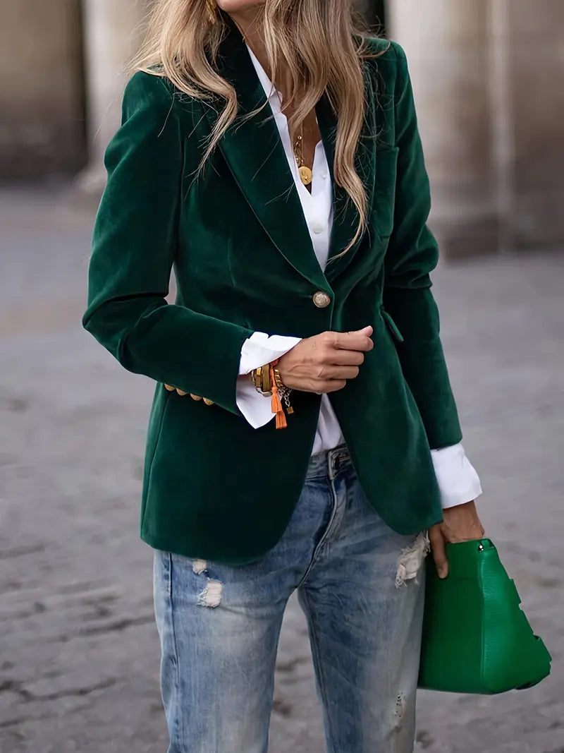 Hayden Julissa | Elegant Velvet Jacket