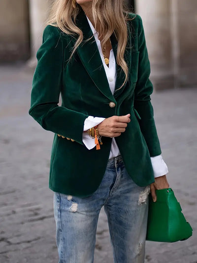Hayden Julissa | Elegant Velvet Jacket