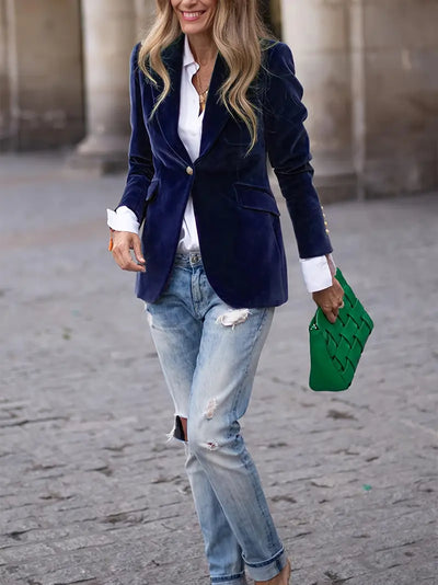 Hayden Julissa | Elegant Velvet Jacket