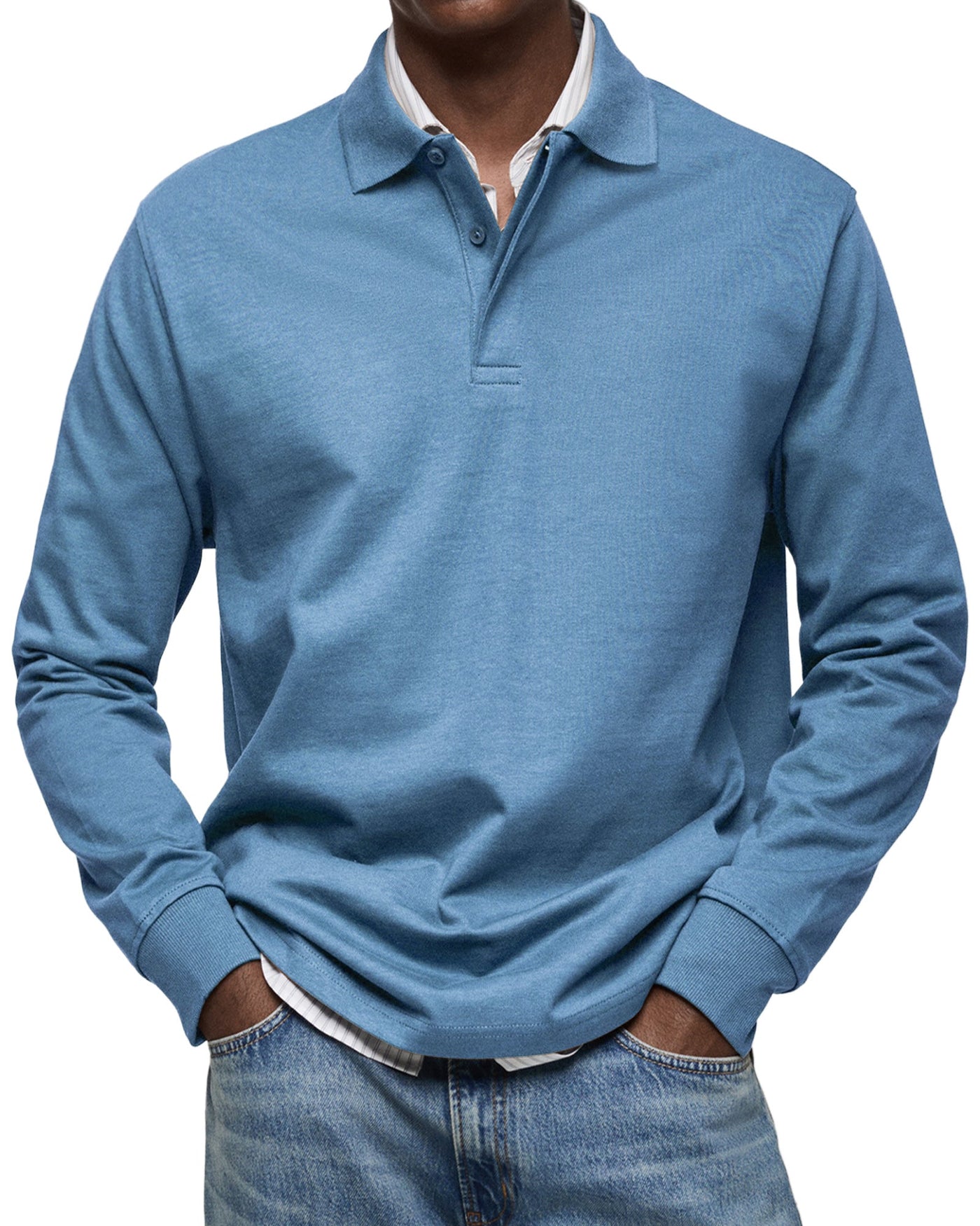 Hayden Charles | Classic Long Sleeve Polo Shirt