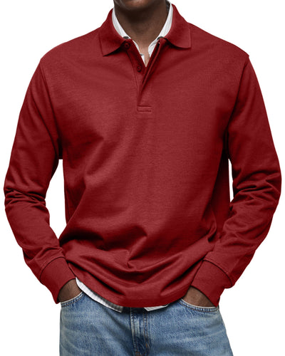 Hayden Charles | Classic Long Sleeve Polo Shirt