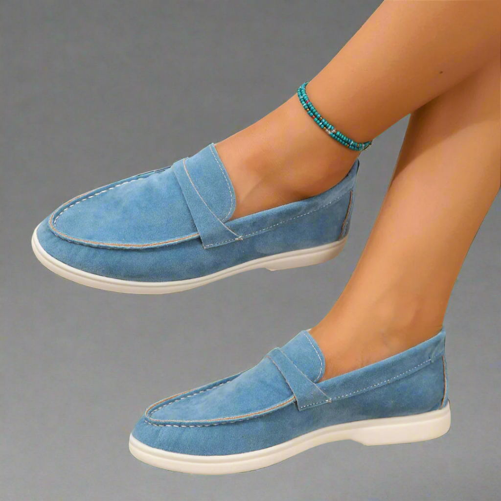 Hayden Hannah | Handmade elegant suede loafers