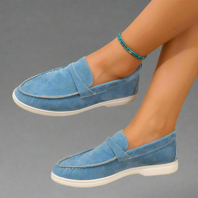 Hayden Hannah | Handmade elegant suede loafers