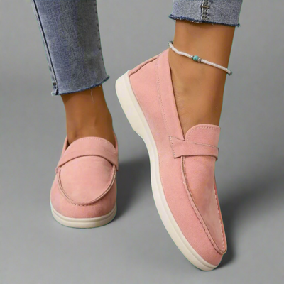 Hayden Hannah | Handmade elegant suede loafers