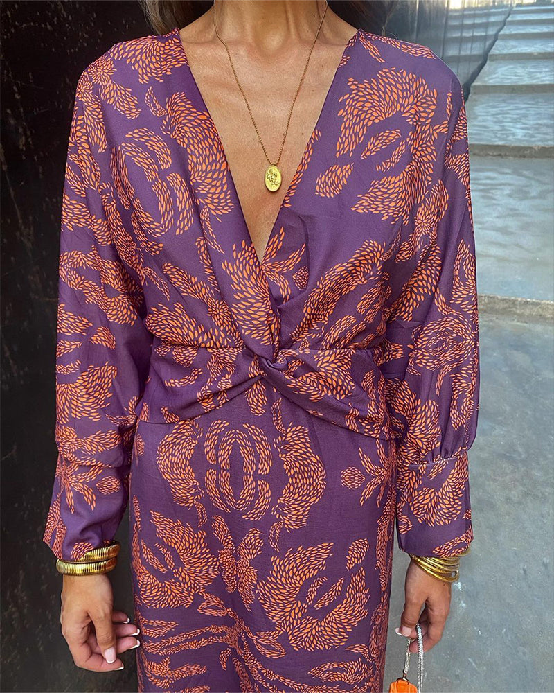 Hayden Arielle - Boho Luxe Wrap Dress Casual Chic Blend