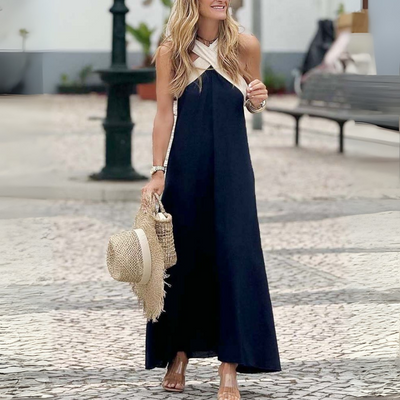 Hayden Narah | Cross-neck dress