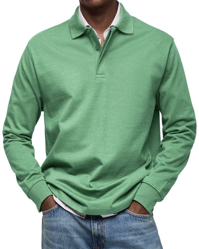 Hayden Charles | Classic Long Sleeve Polo Shirt