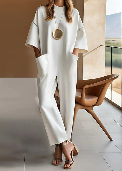 Hayden Elizina™ | Elegante jumpsuit met korte mouwen