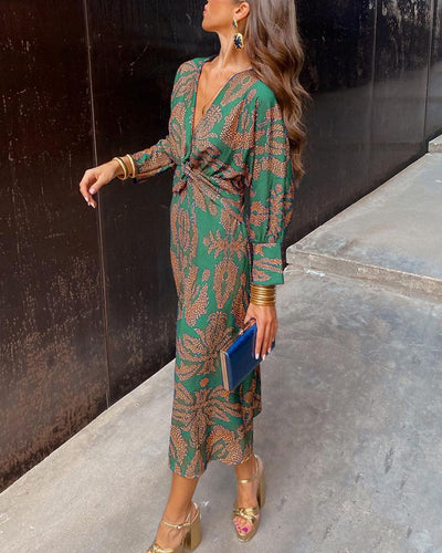 Hayden Arielle - Boho Luxe Wrap Dress Casual Chic Blend