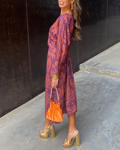 Hayden Arielle - Boho Luxe Wrap Dress Casual Chic Blend