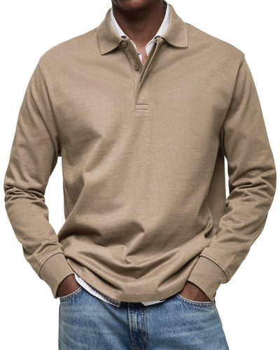 Hayden Charles | Classic Long Sleeve Polo Shirt
