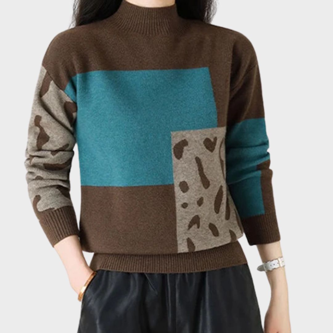 Hayden Teresina H. | Comfortable High Collar Sweater