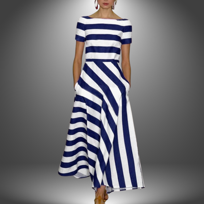 Hayden Aria | Light & Fluid Stripe Dress