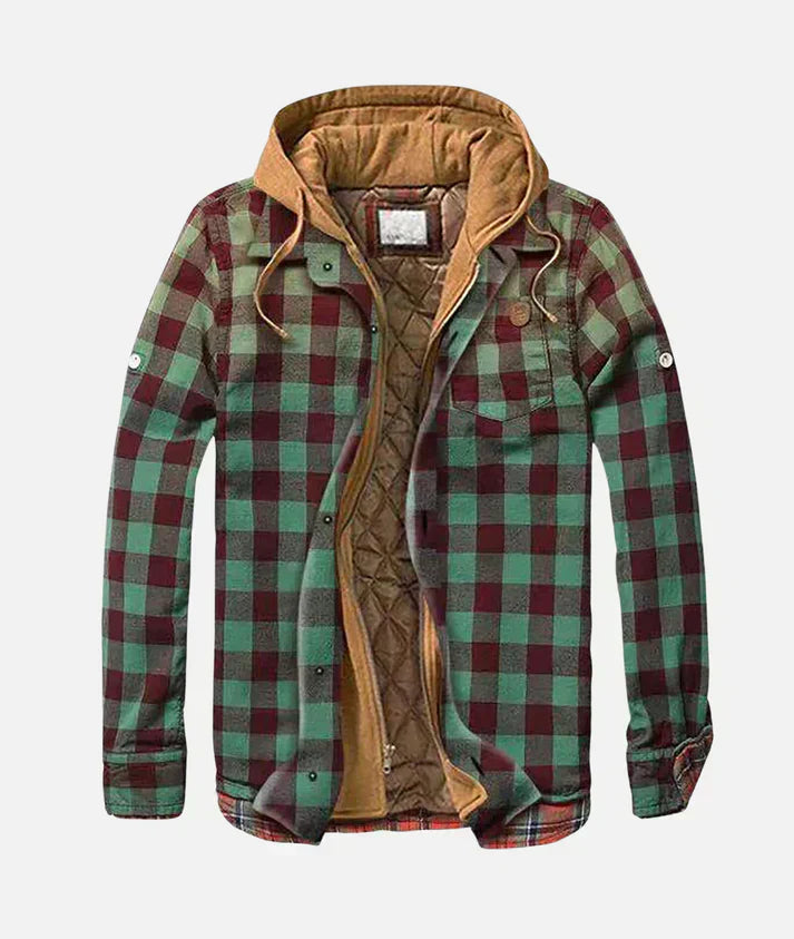 Hayden Alain – Patchwork plaid jacket