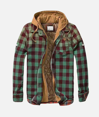 Hayden Alain – Patchwork plaid jacket