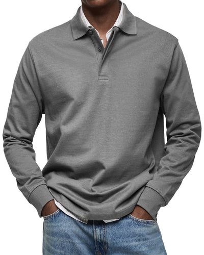 Hayden Charles | Classic Long Sleeve Polo Shirt