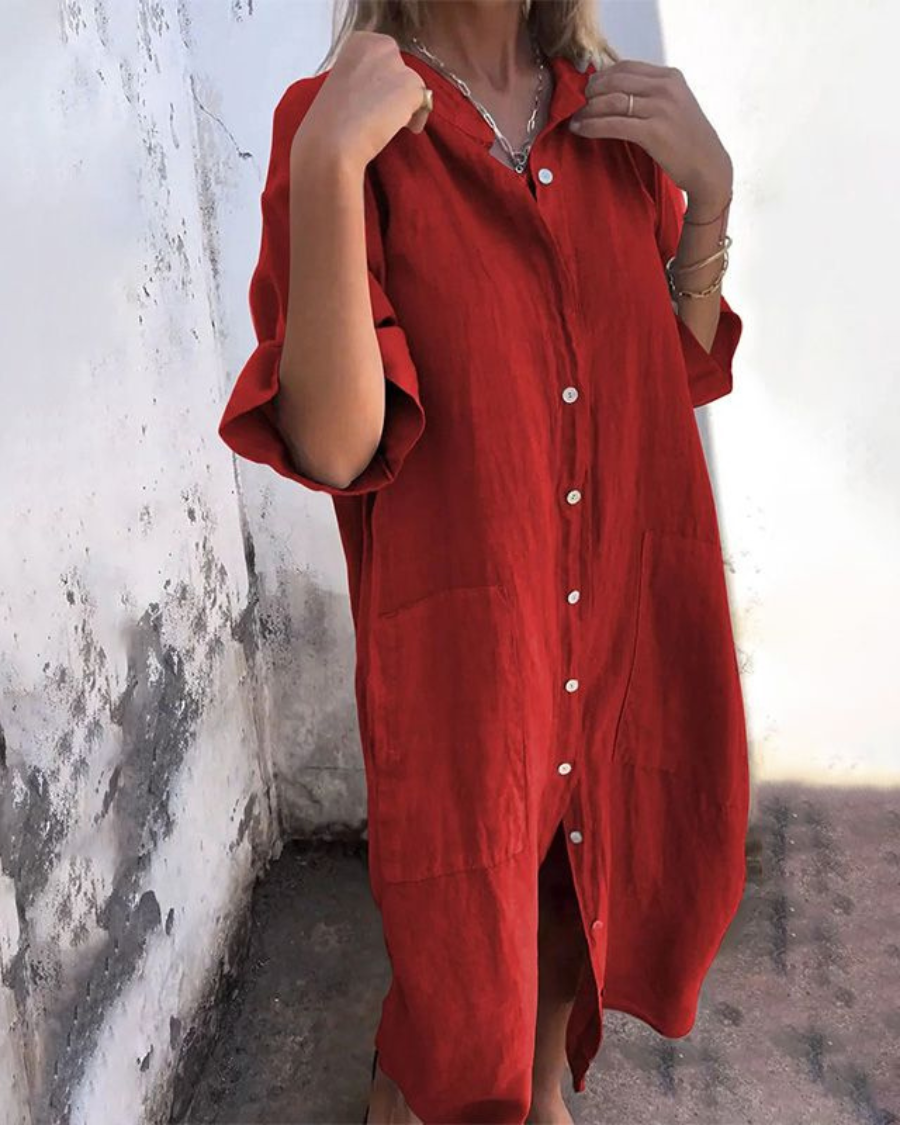 Hayden Alva | Ibiza-Inspired Shirt Dress