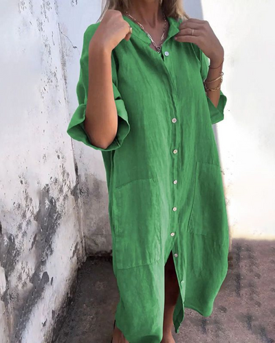 Hayden Alva | Ibiza-Inspired Shirt Dress