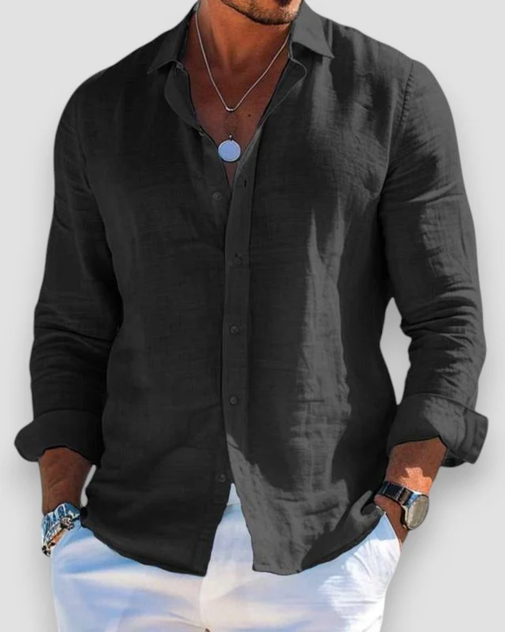 Hayden Angelo | Linen men's summer shirt