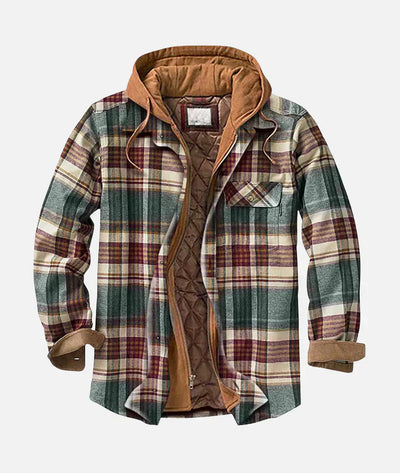 Hayden Alain – Patchwork plaid jacket