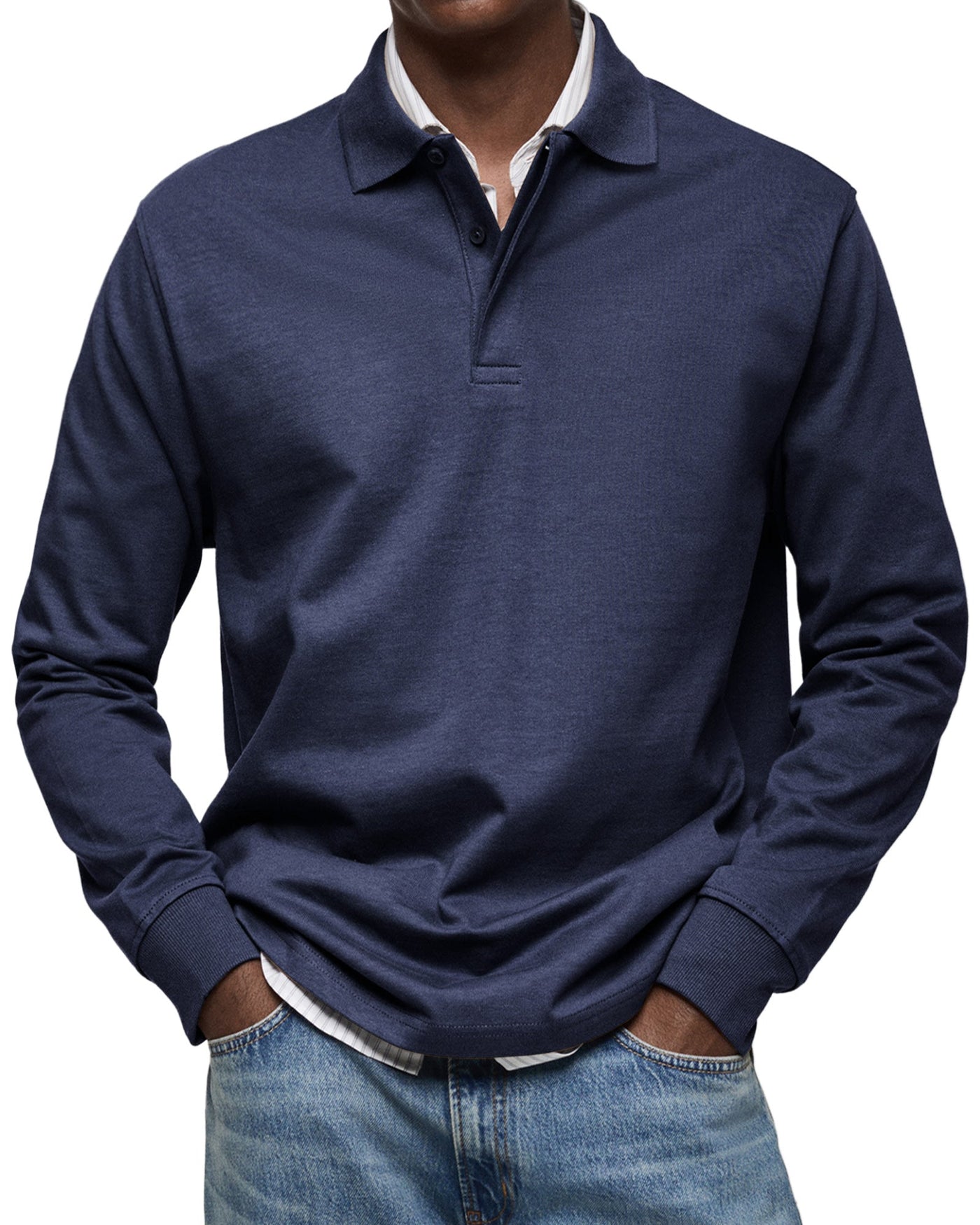 Hayden Charles | Classic Long Sleeve Polo Shirt