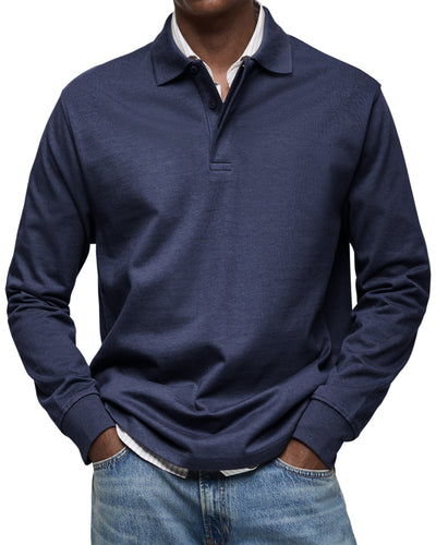 Hayden Charles | Classic Long Sleeve Polo Shirt
