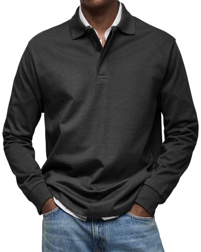 Hayden Charles | Classic Long Sleeve Polo Shirt