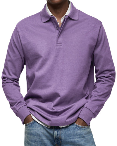Hayden Charles | Classic Long Sleeve Polo Shirt