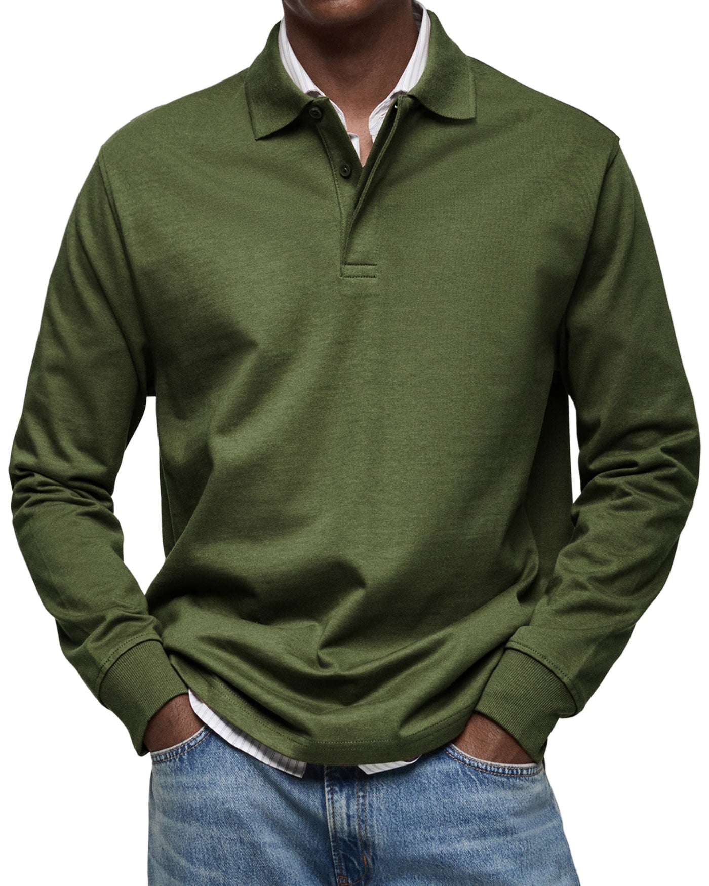 Hayden Charles | Classic Long Sleeve Polo Shirt