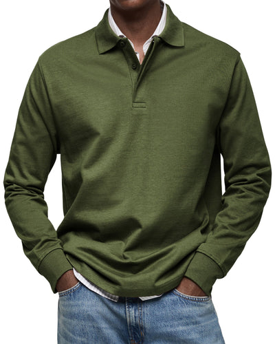 Hayden Charles | Classic Long Sleeve Polo Shirt