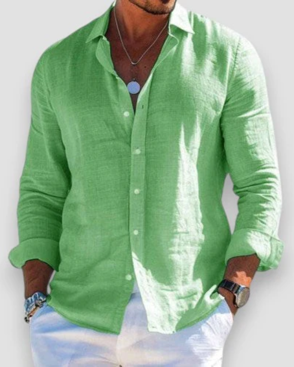 Hayden Angelo | Linen men's summer shirt