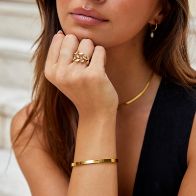 Hayden Serene | Gold Leaf Ring