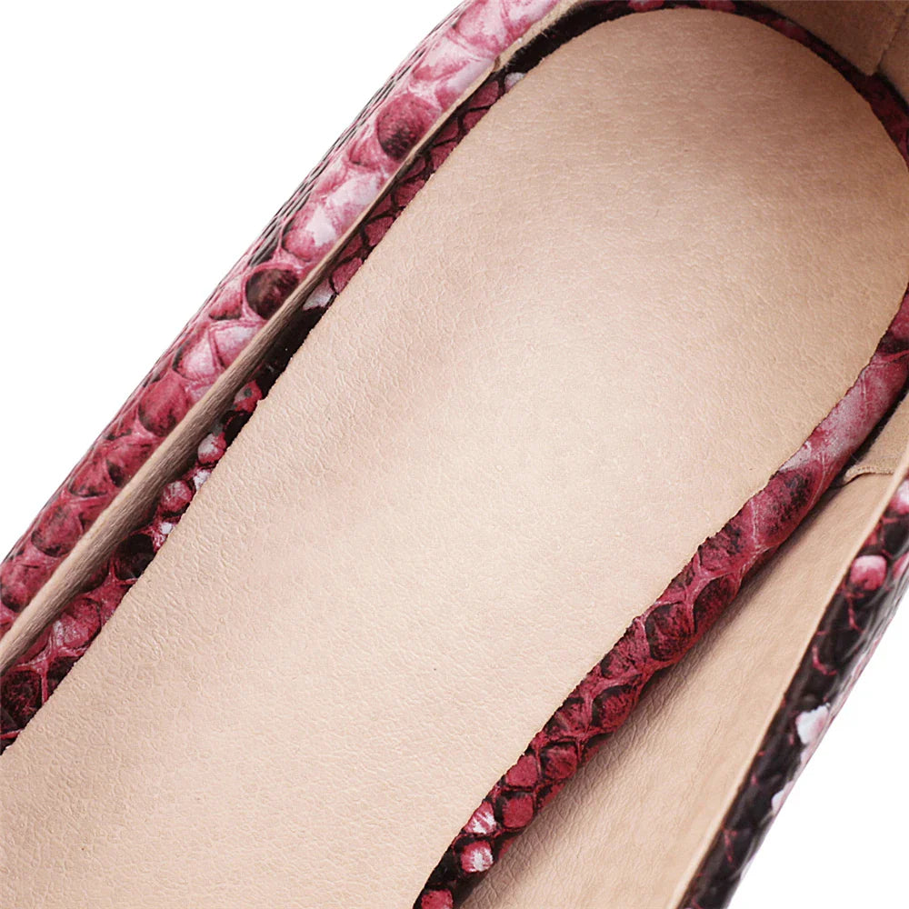 Hayden Patricia | Snake-Embossed Pumps