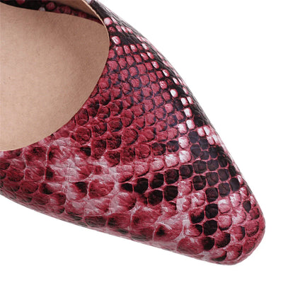 Hayden Patricia | Snake-Embossed Pumps