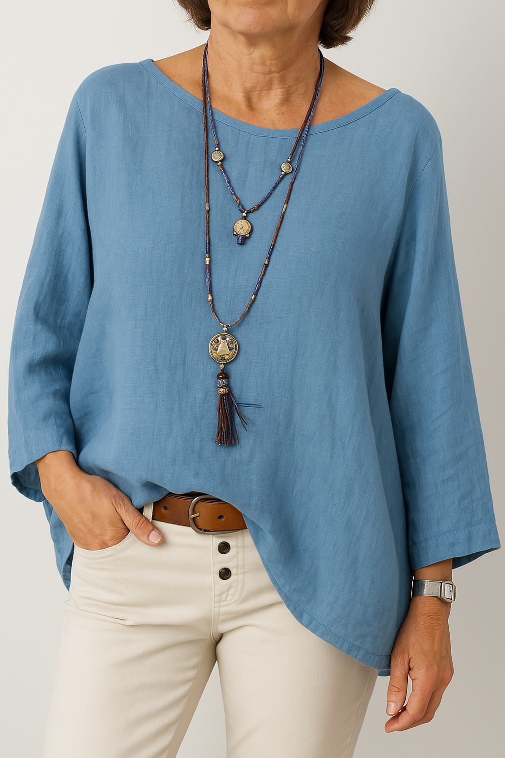 Haden Kalia | Oversized Blouse – Soft, Lightweight & Breezy Fit