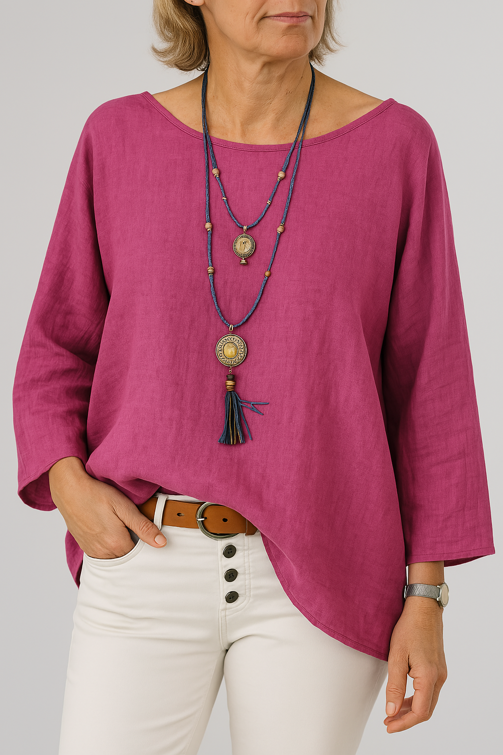 Haden Kalia | Oversized Blouse – Soft, Lightweight & Breezy Fit