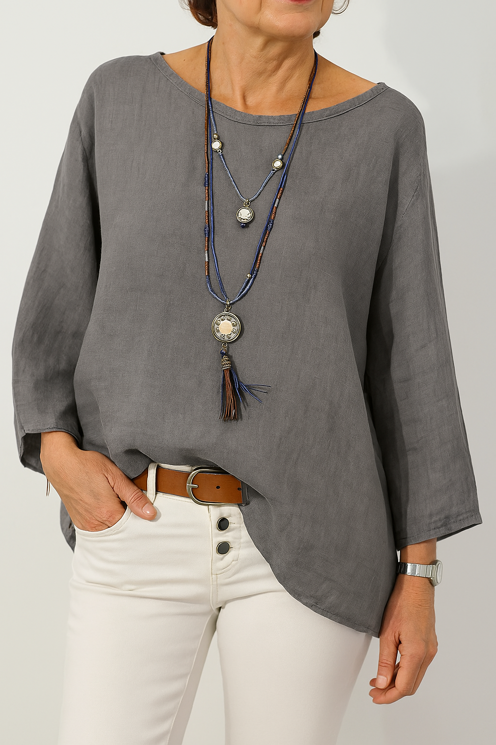 Haden Kalia | Oversized Blouse – Soft, Lightweight & Breezy Fit