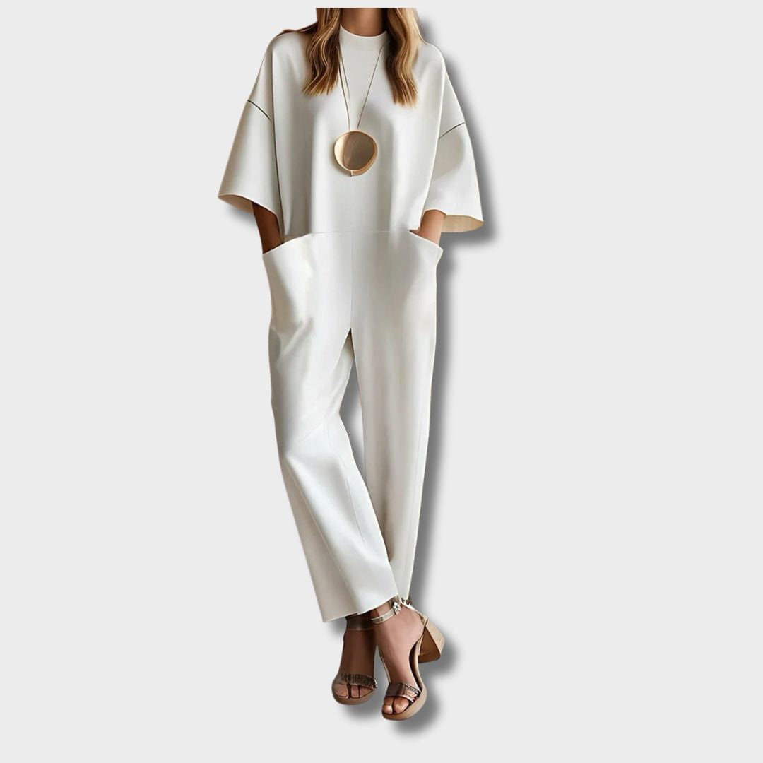 Hayden Elizina™ | Elegante jumpsuit met korte mouwen