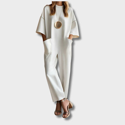 Hayden Elizina™ | Elegante jumpsuit met korte mouwen