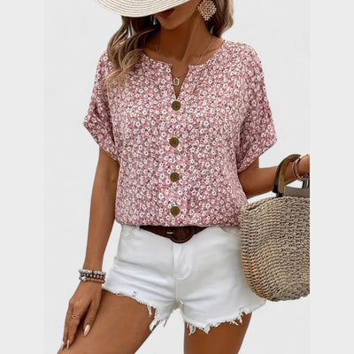 Hayden Sabrine | Elegant Floral Summer Top