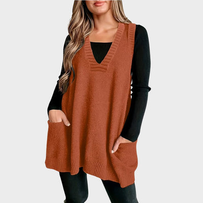 Hayden Helen | Casual V-Neck Vest