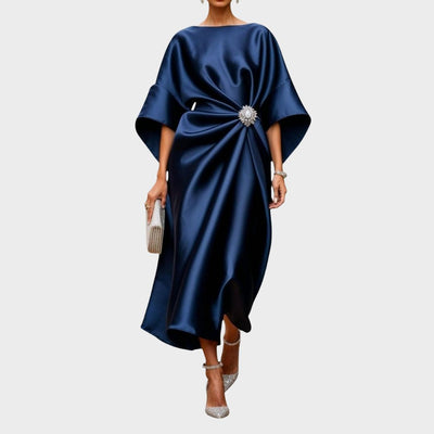 Hayden Hailey | Elegant satin maxi dress