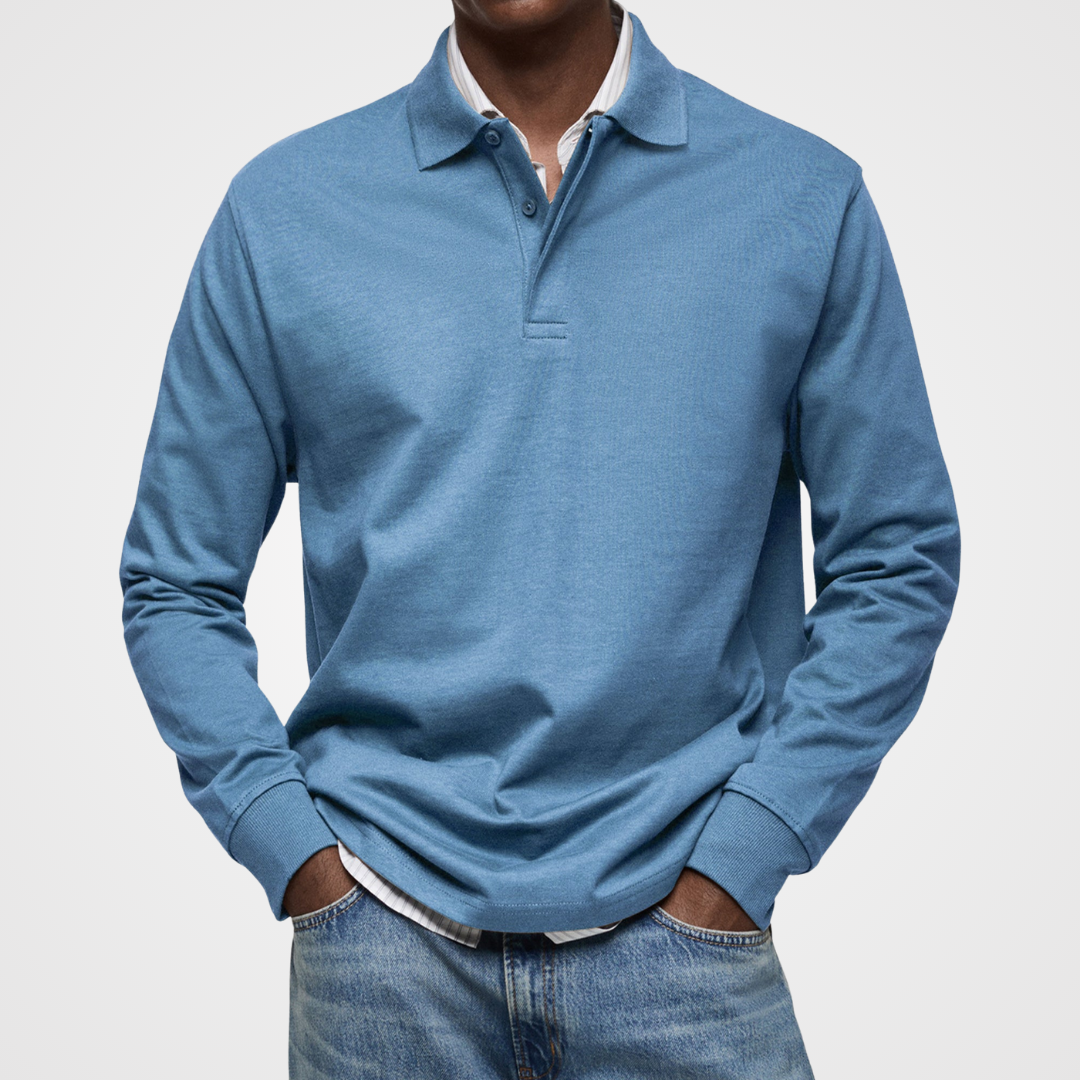 Hayden Charles | Classic Long Sleeve Polo Shirt