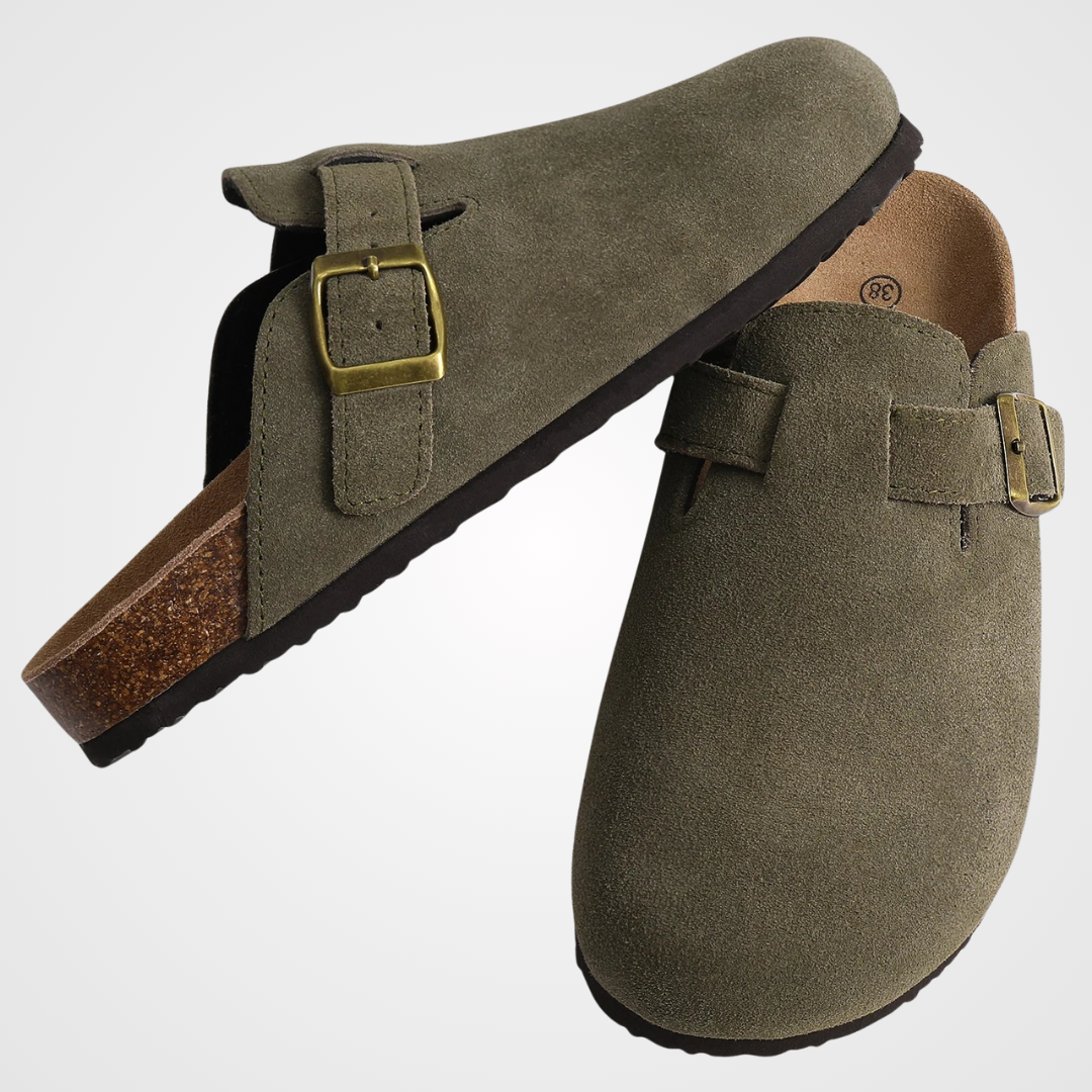 Hayden Nore | Suede sandal with arch support