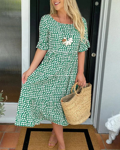 Hayden Caroline | Relaxed Tiered Midi Dress
