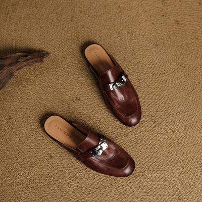 Hayden Amalia™ | Elegant Leather Mules
