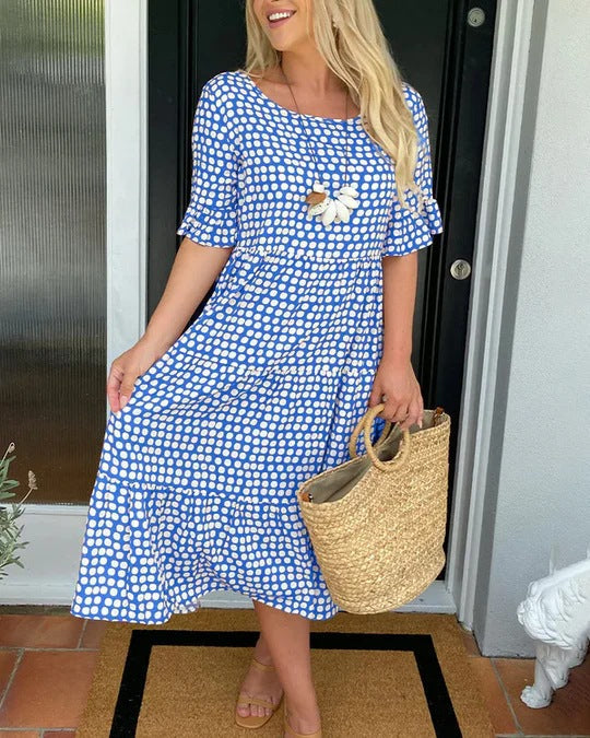 Hayden Caroline | Relaxed Tiered Midi Dress