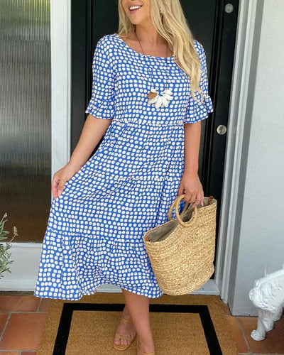 Hayden Caroline | Relaxed Tiered Midi Dress