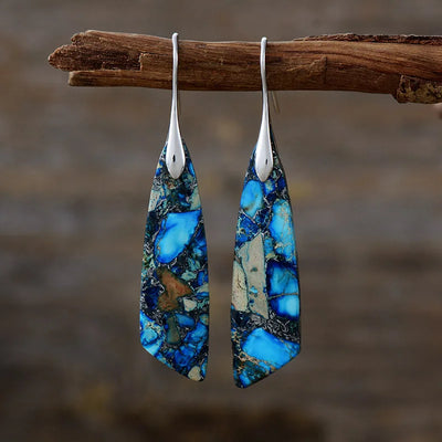 Hayden Amelia | Vintage Earrings With Colored Natural Stones
